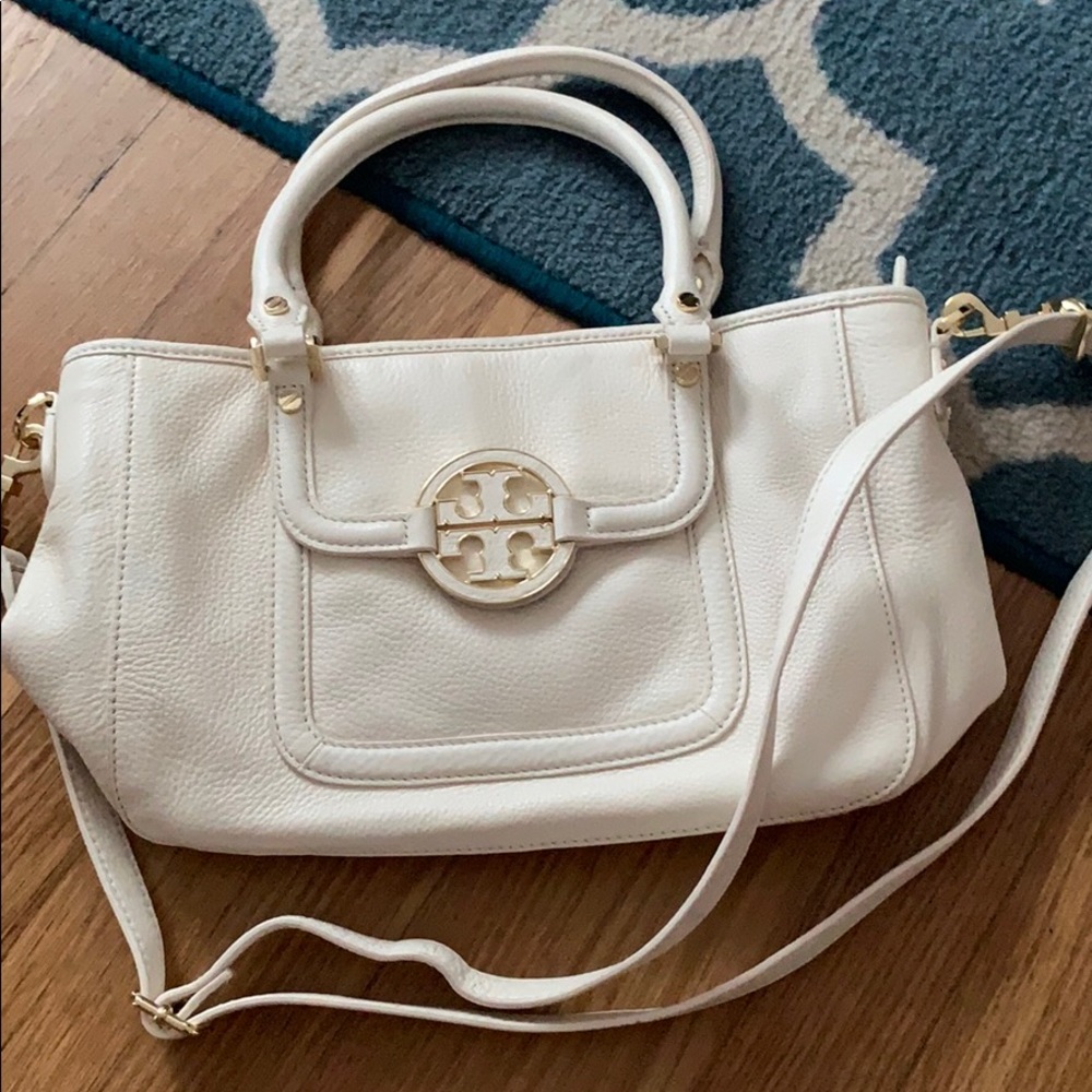 White Tory Burch purse
